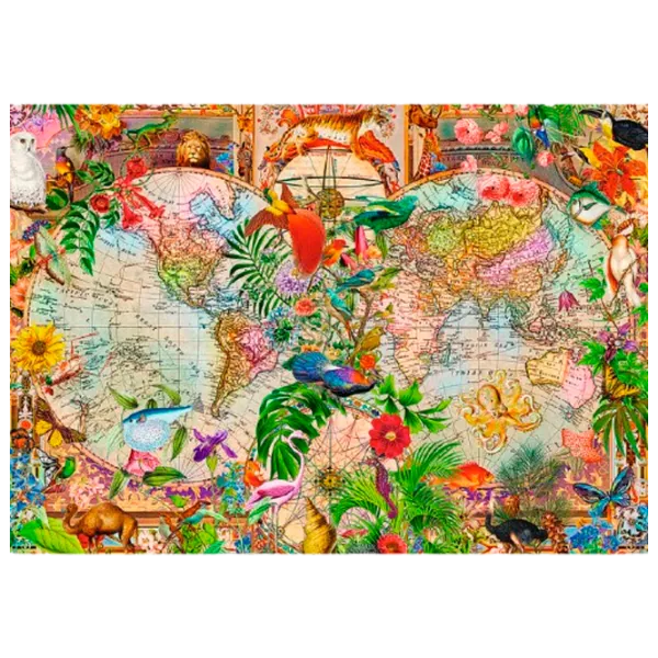 Puzzle Trefl The Ancient World Map 9+/ Numărul de piese: 1000 photo 2