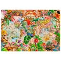 Puzzle Trefl The Ancient World Map 9+/ Numărul de piese: 1000 photo 2