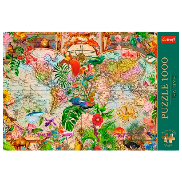 Puzzle Trefl The Ancient World Map 9+/ Numărul de piese: 1000 photo 3