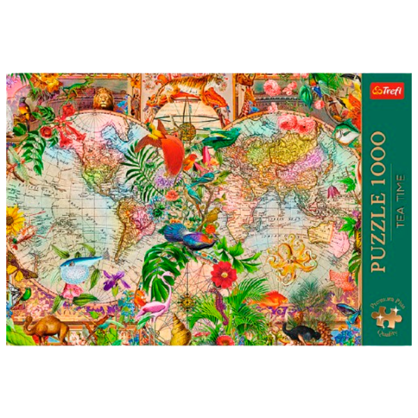 Puzzle Trefl The Ancient World Map 9+/ Numărul de piese: 1000 photo 3