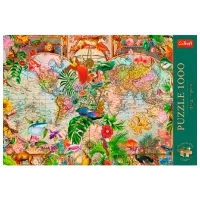 Puzzle Trefl The Ancient World Map 9+/ Numărul de piese: 1000 photo 3
