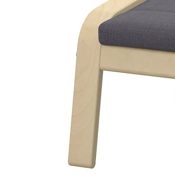 Banchetă Ikea Poang Birch veneer / Stofă  photo 2