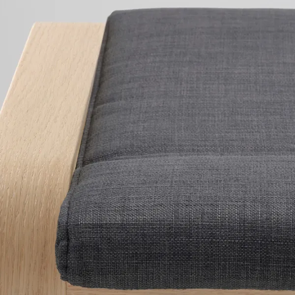 Banchetă Ikea Poang Oak veneer / Stofă  photo 3