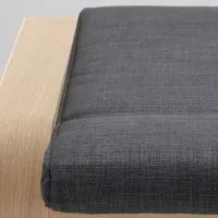 Banchetă Ikea Poang Oak veneer / Stofă photo 3