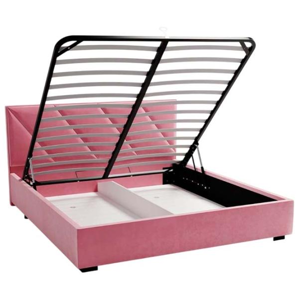 Кровать My-Style my-Roxy 200 x 200 см / Фанера / Розовый photo 5