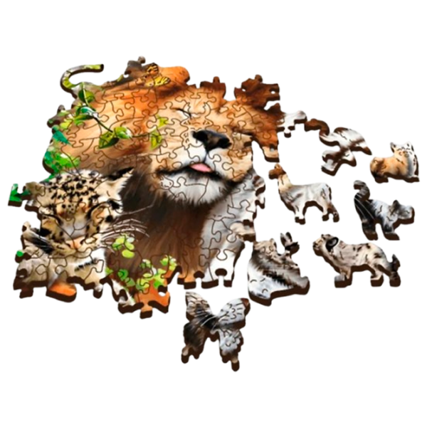 Puzzle Trefl The felines of the jungle 12+/ Количество деталей: 501 photo 2