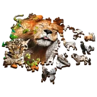 Puzzle Trefl The felines of the jungle 12+/ Numărul de piese: 501 photo 2