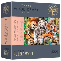 Puzzle Trefl The felines of the jungle 12+/ Numărul de piese: 501 photo 3