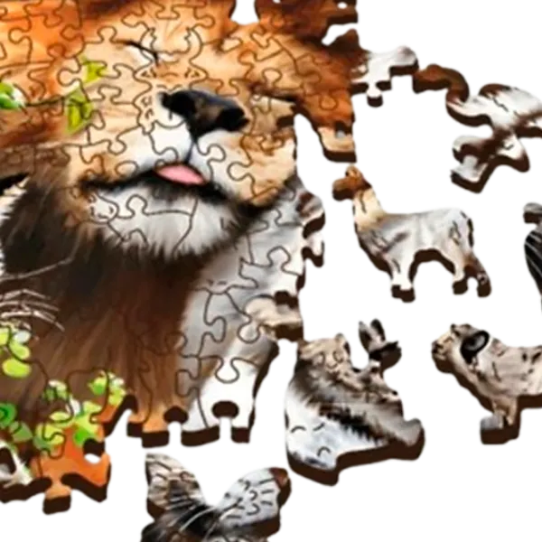 Puzzle Trefl The felines of the jungle 12+/ Количество деталей: 501 photo 4