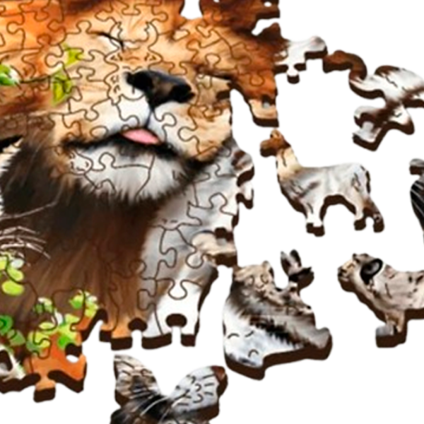 Puzzle Trefl The felines of the jungle 12+/ Количество деталей: 501 photo 4