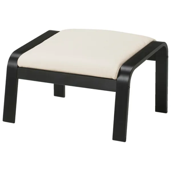 Banchetă Ikea Poang Dark Brown / Piele  photo 1