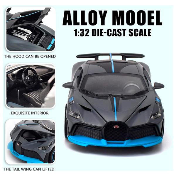 Машинка ChiToys Bugatti XA3217A  / / Синий Черный photo 3