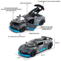 Mașină ChiToys Bugatti XA3217A / / Blue Black photo 4