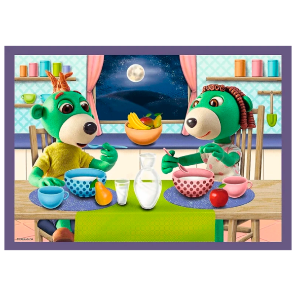 Puzzle Trefl Trefliki  4+/ Numărul de piese: 207 photo 2