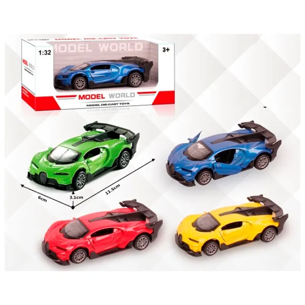 Set de mașini ChiToys Bugatti F1114-1  / / Gray Multicolor photo 6