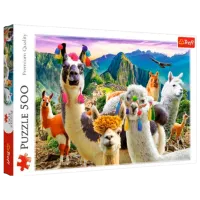 Puzzle Trefl Llamas 10+/ Numărul de piese: 500