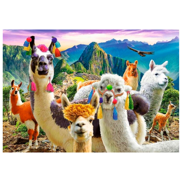 Puzzle Trefl Llamas 10+/ Numărul de piese: 500 photo 2