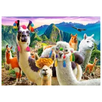 Puzzle Trefl Llamas 10+/ Numărul de piese: 500 photo 2