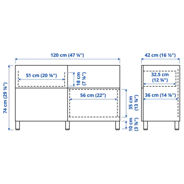 Comodă TV Ikea Besta/Vasterviken/Stubbarp 74 x 120 x 42 / PAL photo 5 Comodă TV Ikea Besta/Vasterviken/Stubbarp 74 x 120 x 42 / PAL photo 5