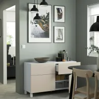 Тумба под телевизор Ikea Besta/Lappviken/Stubbarp 74 x 120 x 42см / ДСП photo 2