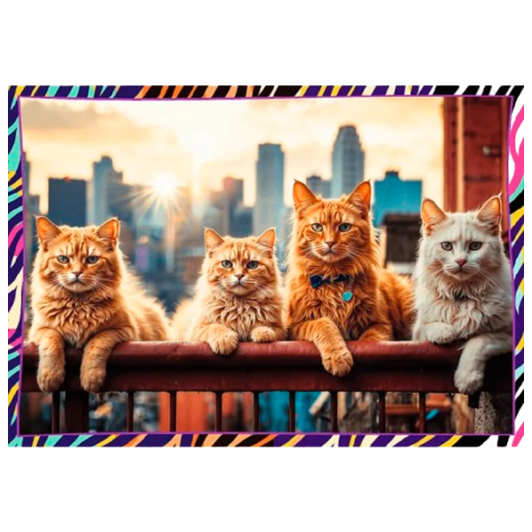 Puzzle Trefl Cute animals 6+/ Количество деталей: 1000 photo 2