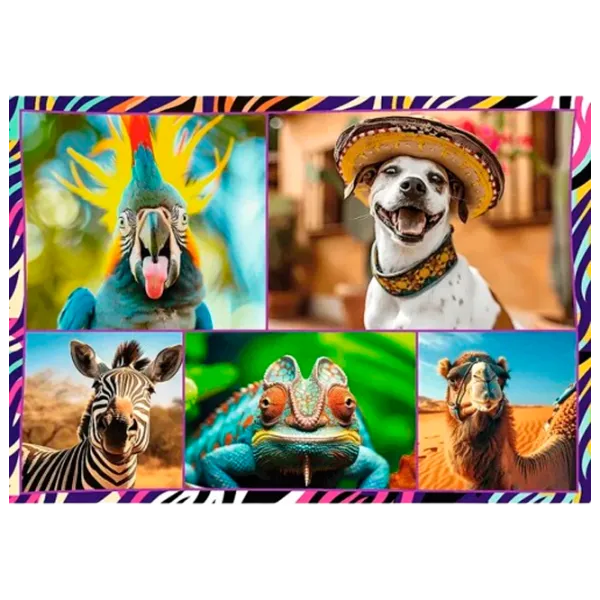 Puzzle Trefl Cute animals 6+/ Количество деталей: 1000 photo 3