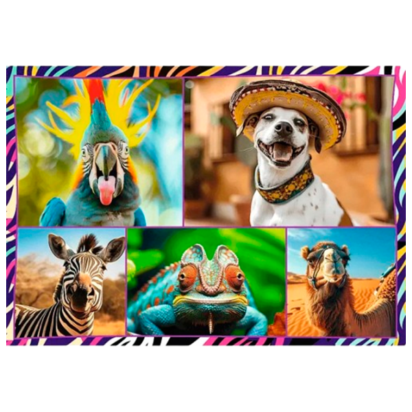 Puzzle Trefl Cute animals 6+/ Количество деталей: 1000 photo 3