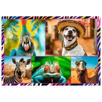 Puzzle Trefl Cute animals 6+/ Numărul de piese: 1000 photo 3