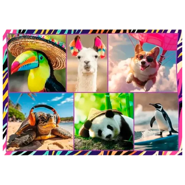 Puzzle Trefl Cute animals 6+/ Количество деталей: 1000 photo 4