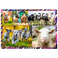 Puzzle Trefl Cute animals 6+/ Numărul de piese: 1000 photo 5