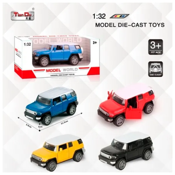 Mașină Tian Du Toyota F1101-1  / / Gray Multicolor photo 5