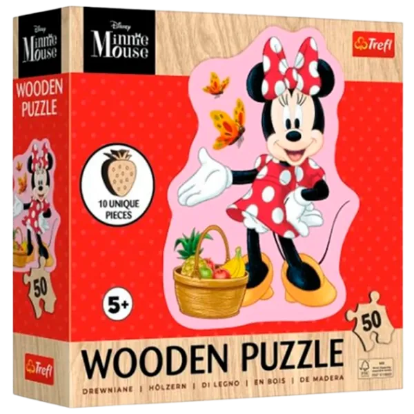 Puzzle Trefl Beautiful Minnie 4+/ Numărul de piese: 50 photo 1