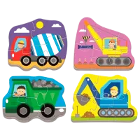 Puzzle Trefl Vehicles on the Costruction Site 2+/ Количество деталей: 18