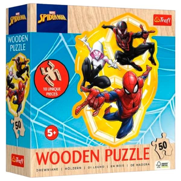 Puzzle Trefl Spiderman 5+/ Количество деталей: 50 photo 1