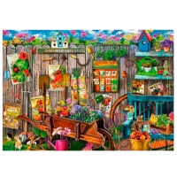 Puzzle Trefl Working in the Garden 9+/ Количество деталей: 1000 photo 2