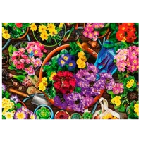 Puzzle Trefl Working in the Garden 9+/ Количество деталей: 1000 photo 3