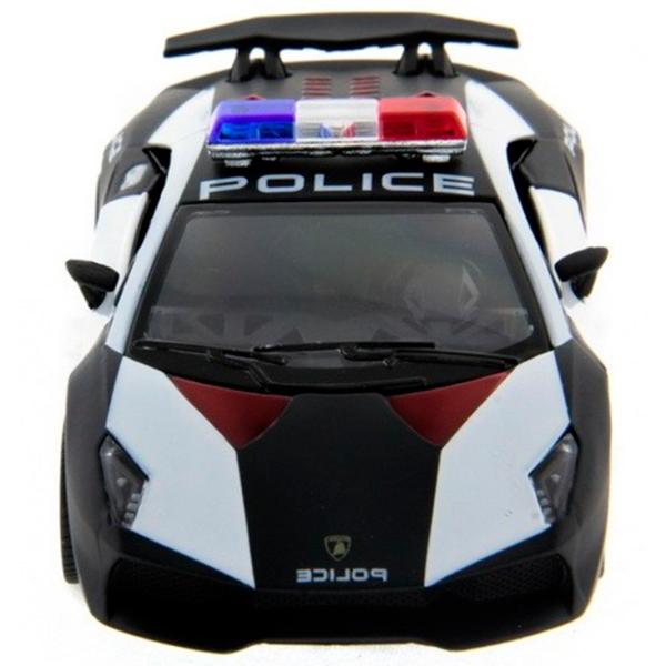 Mașină Kinsmart Lamborghini Sesto Elemento Police KT5359P  / / Red Black photo 2