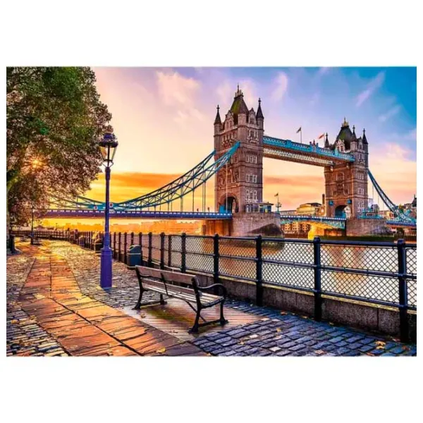 Puzzle Trefl Tower Bridge, Londra 9+/ Numărul de piese: 1000 photo 2
