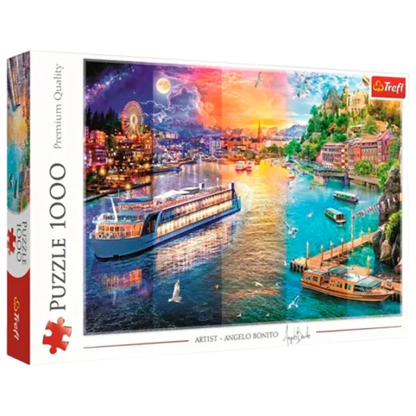 Puzzle Trefl River cruise 9+/ Количество деталей: 1000 photo 1