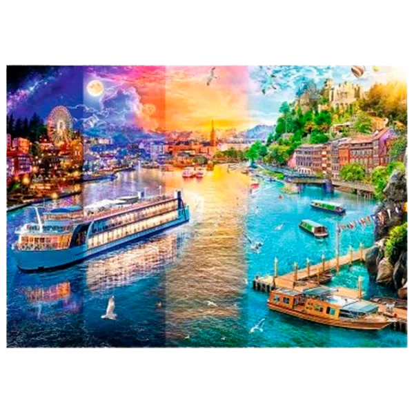 Puzzle Trefl River cruise 9+/ Количество деталей: 1000 photo 2
