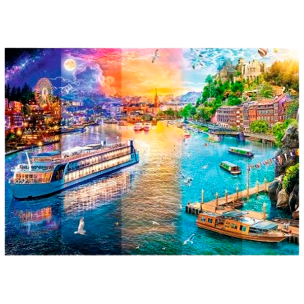 Puzzle Trefl River cruise 9+/ Количество деталей: 1000 photo 2