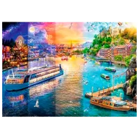 Puzzle Trefl River cruise 9+/ Numărul de piese: 1000 photo 2