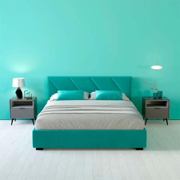 Кровать My-Style my-Roxy 140 x 200 см / Фанера / Бирюзовый photo 7