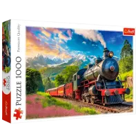 Puzzle Trefl Train journey 9+/ Numărul de piese: 1000