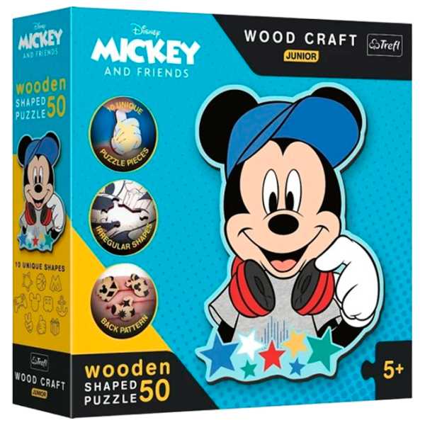 Puzzle Trefl In Mickey’s world 5+/ Количество деталей: 50 photo 1