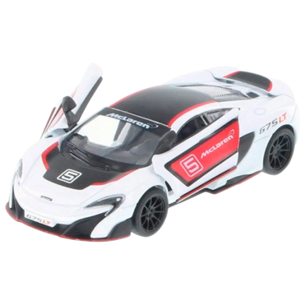 Mașină Kinsmart Mclaren 675LT KT5392F  / / Red White photo 1