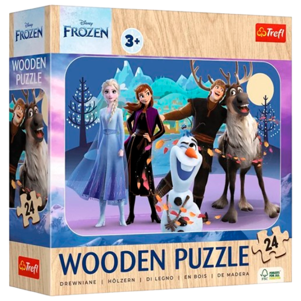 Puzzle Trefl Frozen 3+/ Количество деталей: 24 photo 1