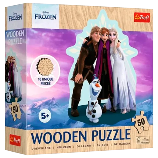 Puzzle Trefl Frozen 3+/ Numărul de piese: 50 photo 1