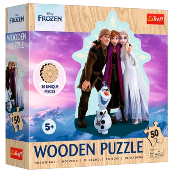 Puzzle Trefl Frozen 3+/ Numărul de piese: 50 photo 1
