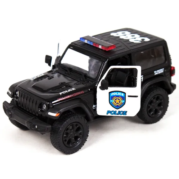 Mașină Kinsmart Jeep Wrangler Police KT5412WP  / / Red Black photo 2